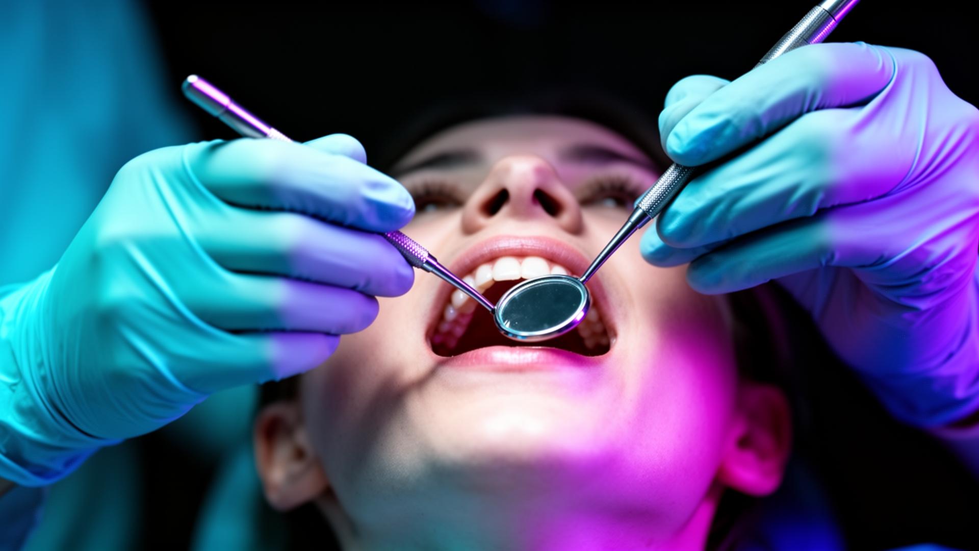Smiling patient shaking hand with a friendly dentist